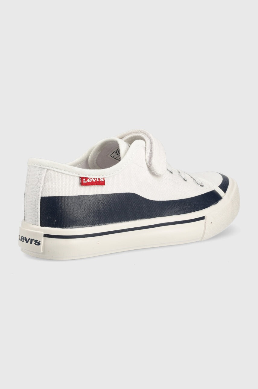 Levi's Детски ниски кецове в бяло - Pepit.bg