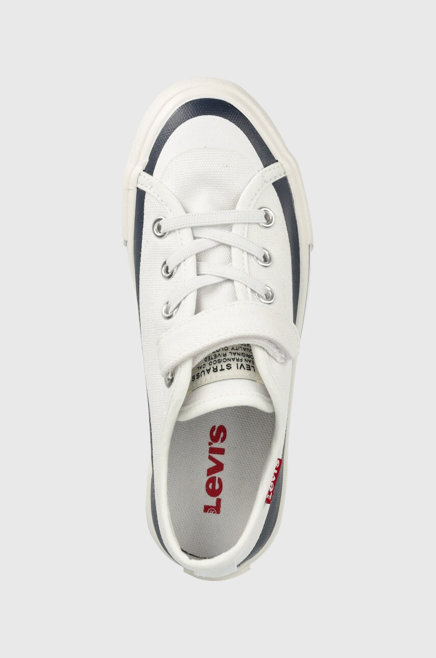 Levi's Детски ниски кецове в бяло - Pepit.bg
