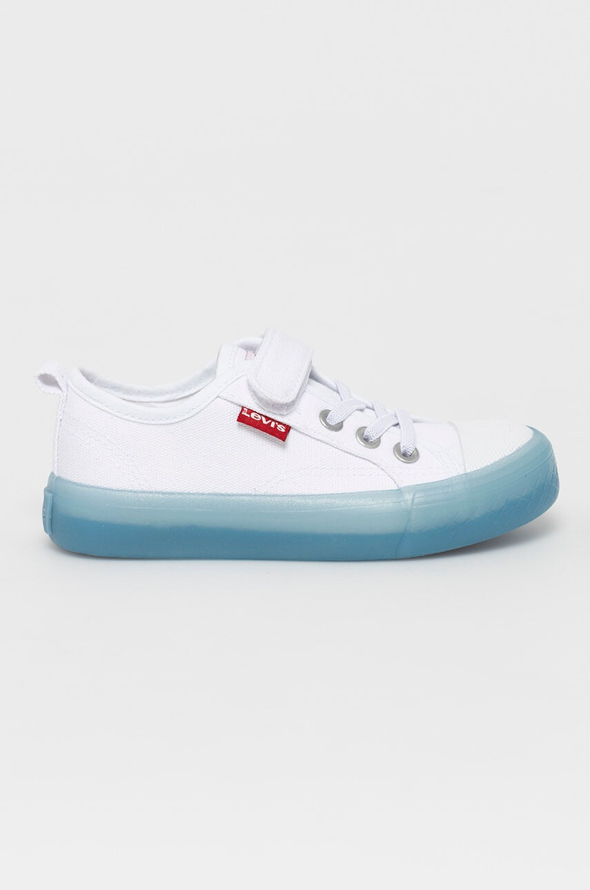 Levi's Детски ниски кецове в червено - Pepit.bg