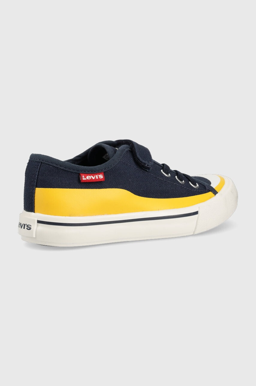Levi's Детски ниски кецове в тъмносиньо - Pepit.bg