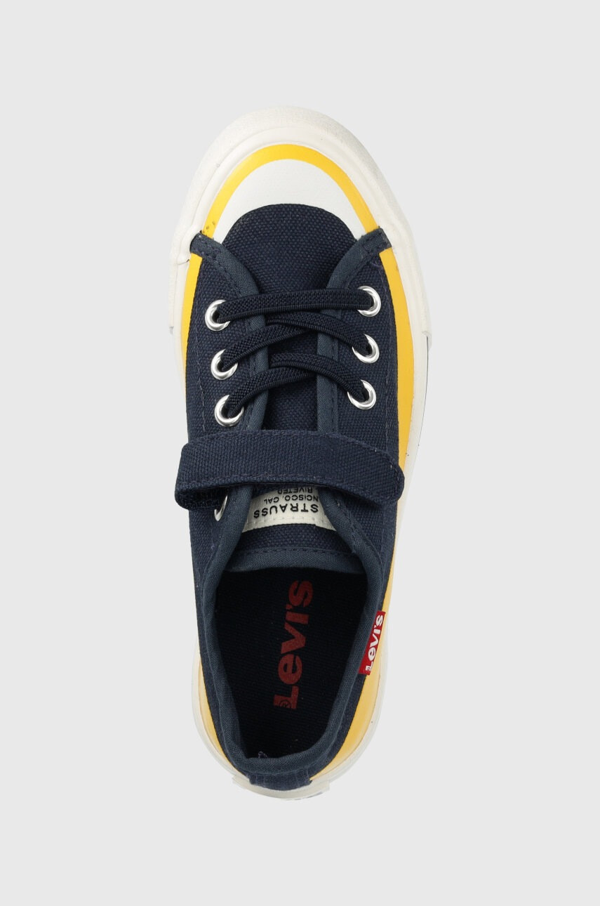 Levi's Детски ниски кецове в тъмносиньо - Pepit.bg