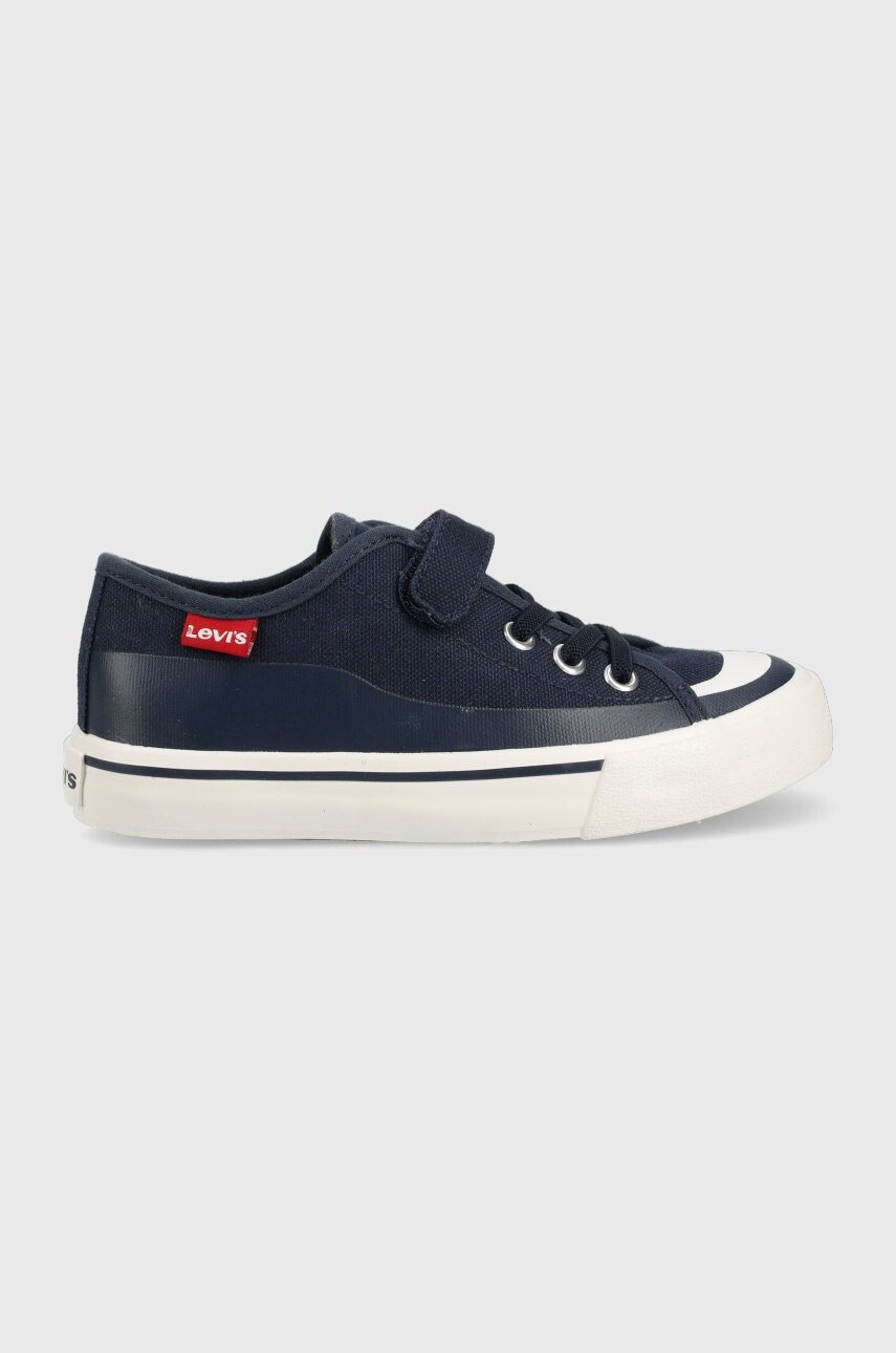 Levi's Детски ниски кецове в тъмносиньо - Pepit.bg
