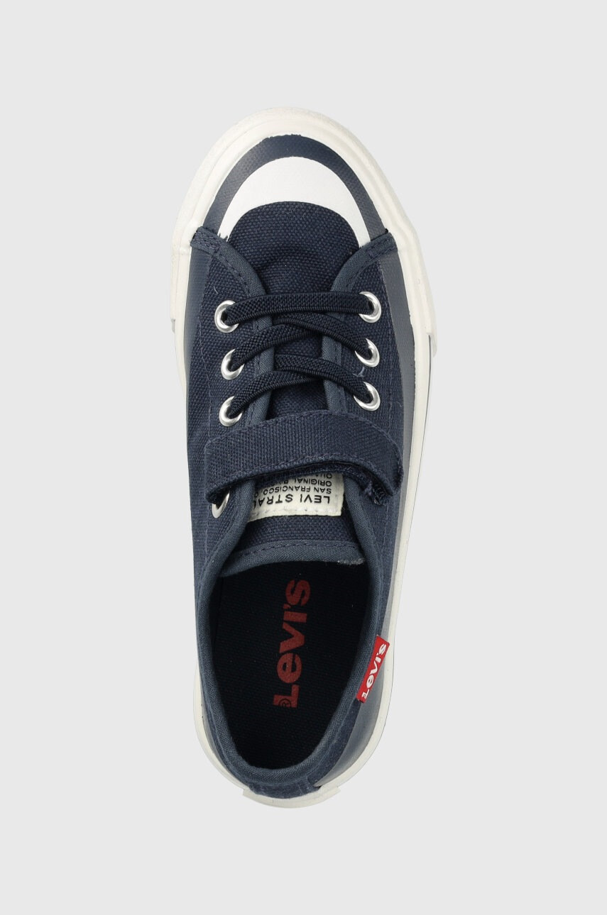 Levi's Детски ниски кецове в тъмносиньо - Pepit.bg