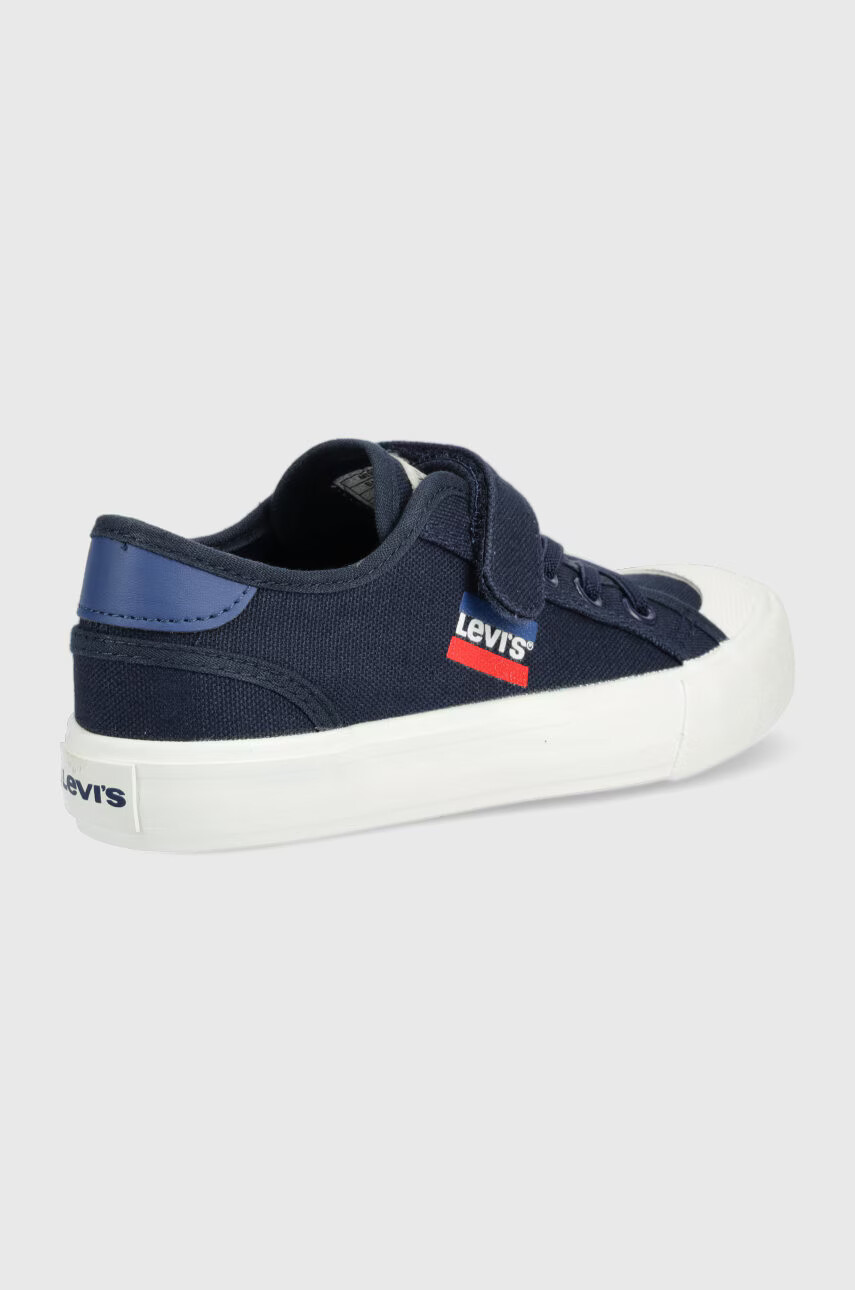 Levi's Детски ниски кецове в тъмносиньо - Pepit.bg