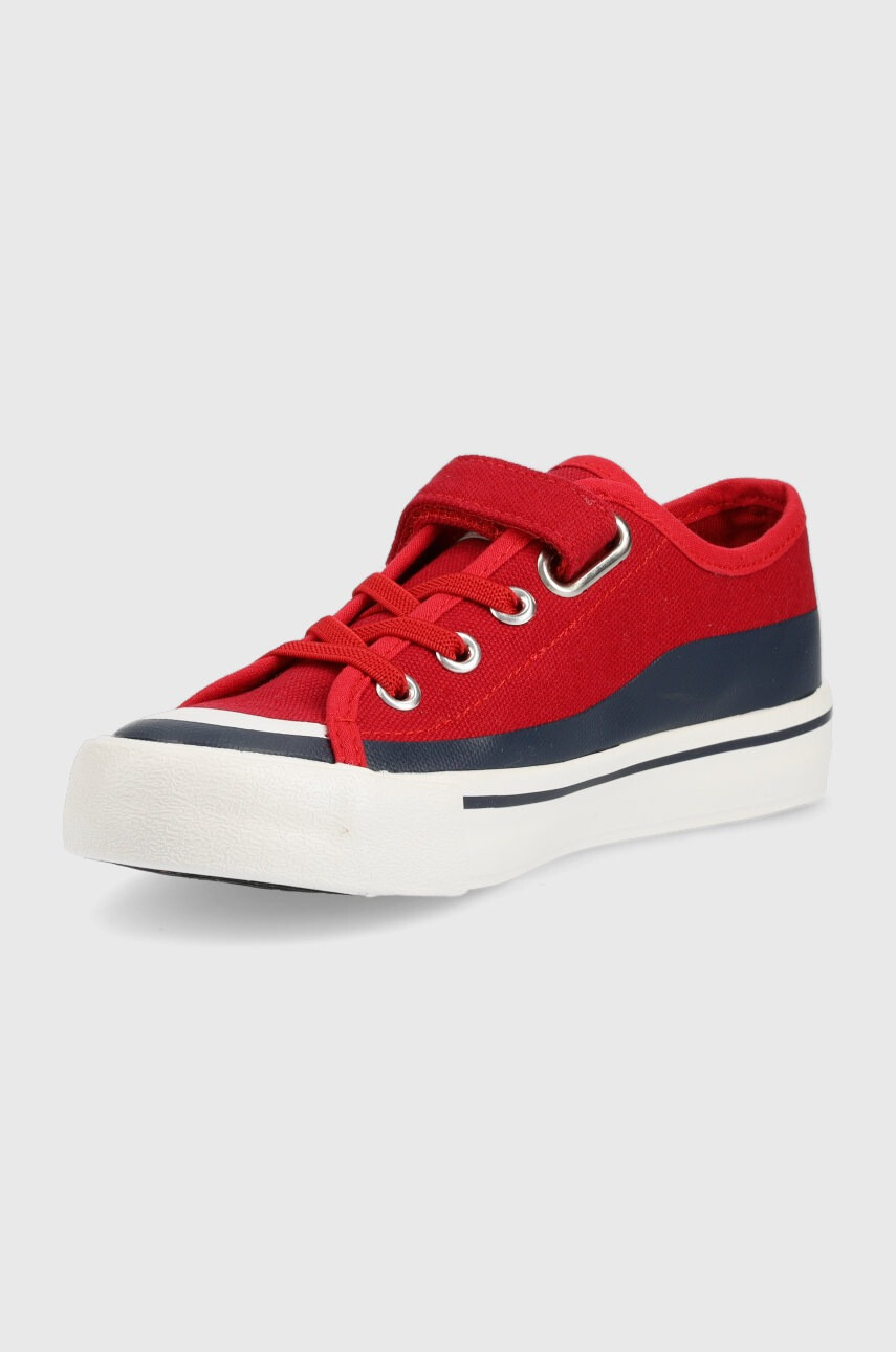 Levi's Детски ниски кецове в червено - Pepit.bg