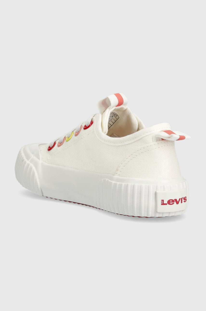 Levi's Детски ниски кецове в бяло - Pepit.bg