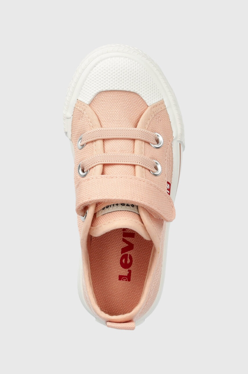 Levi's Детски ниски кецове в оранжево - Pepit.bg
