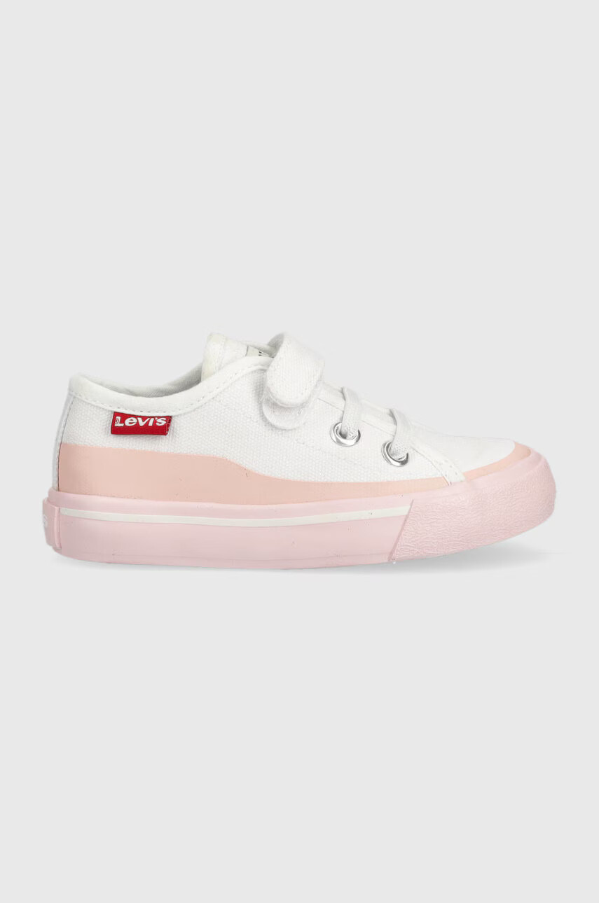 Levi's Детски ниски кецове в розово - Pepit.bg