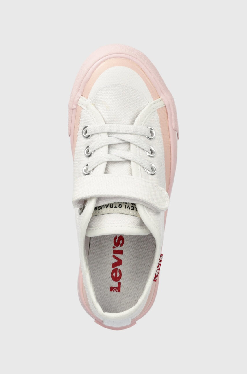 Levi's Детски ниски кецове в розово - Pepit.bg