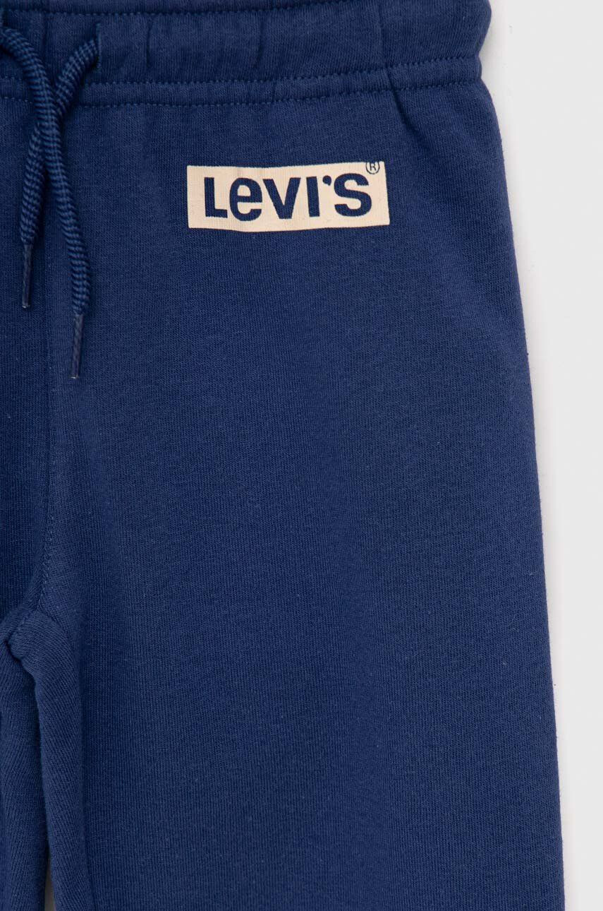 Levi's Детски спортен панталон в тъмносиньо с принт - Pepit.bg