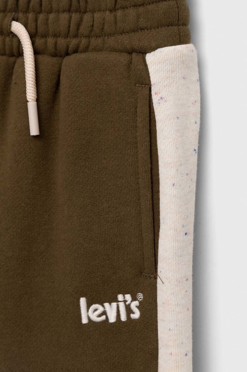Levi's Детски спортен панталон в зелено с принт - Pepit.bg