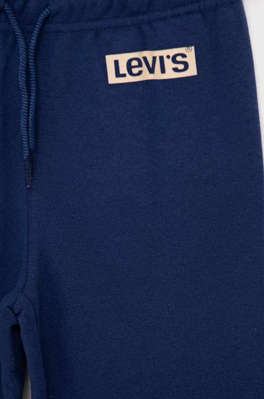 Levi's Детски спортен панталон в тъмносиньо с принт - Pepit.bg