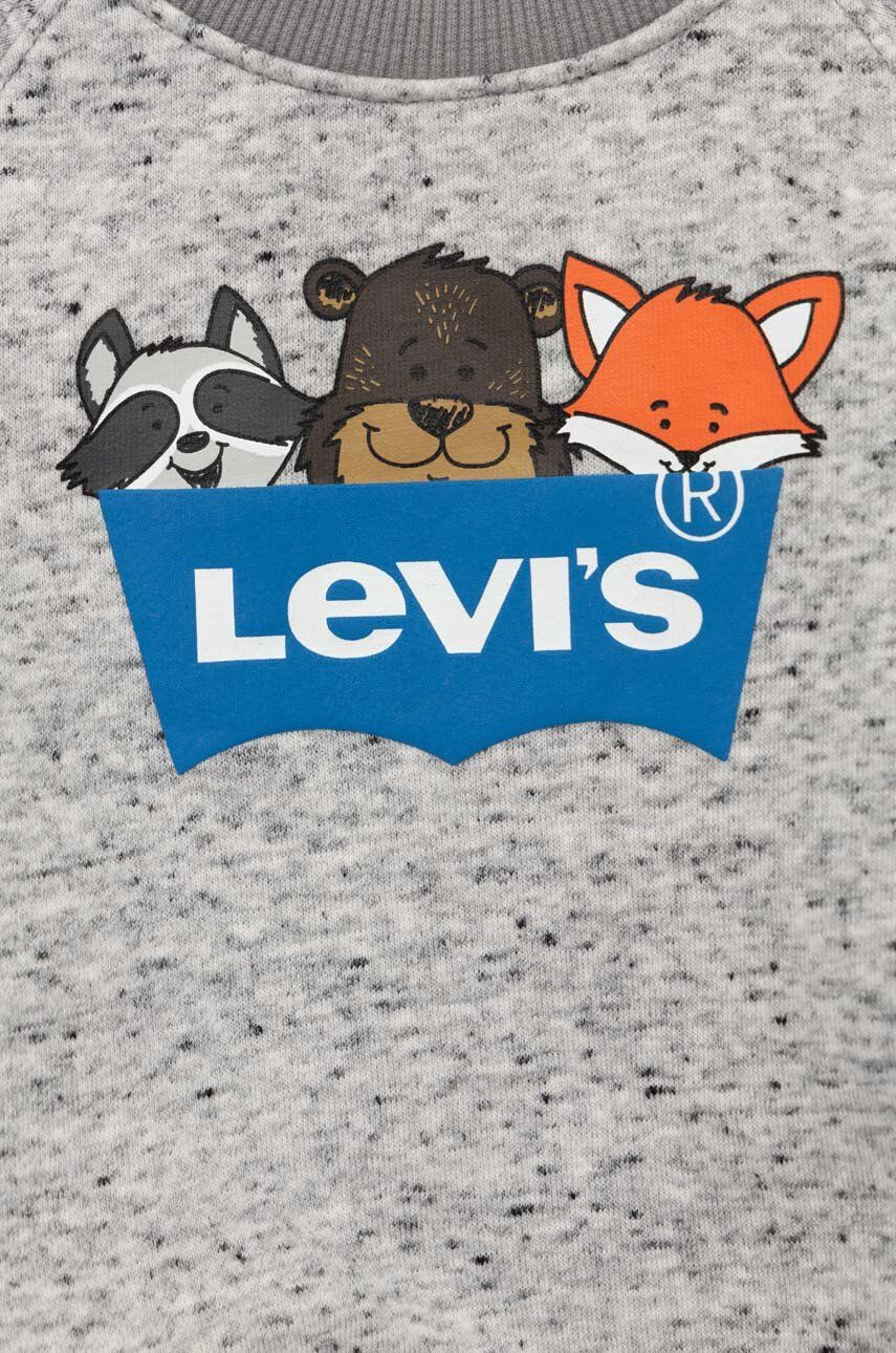 Levi's Детски суичър в сиво с принт - Pepit.bg