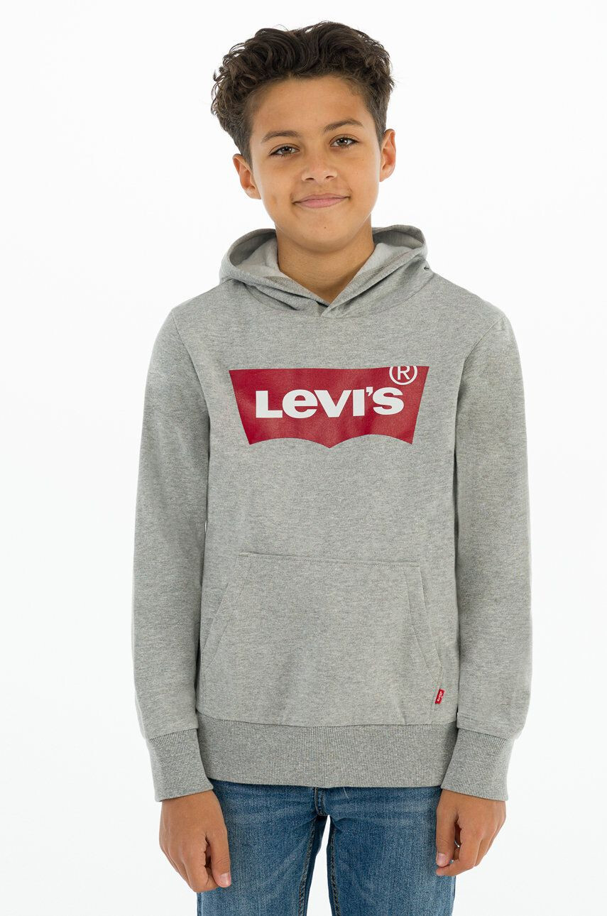 Levi's Детски суичър в сиво с принт - Pepit.bg