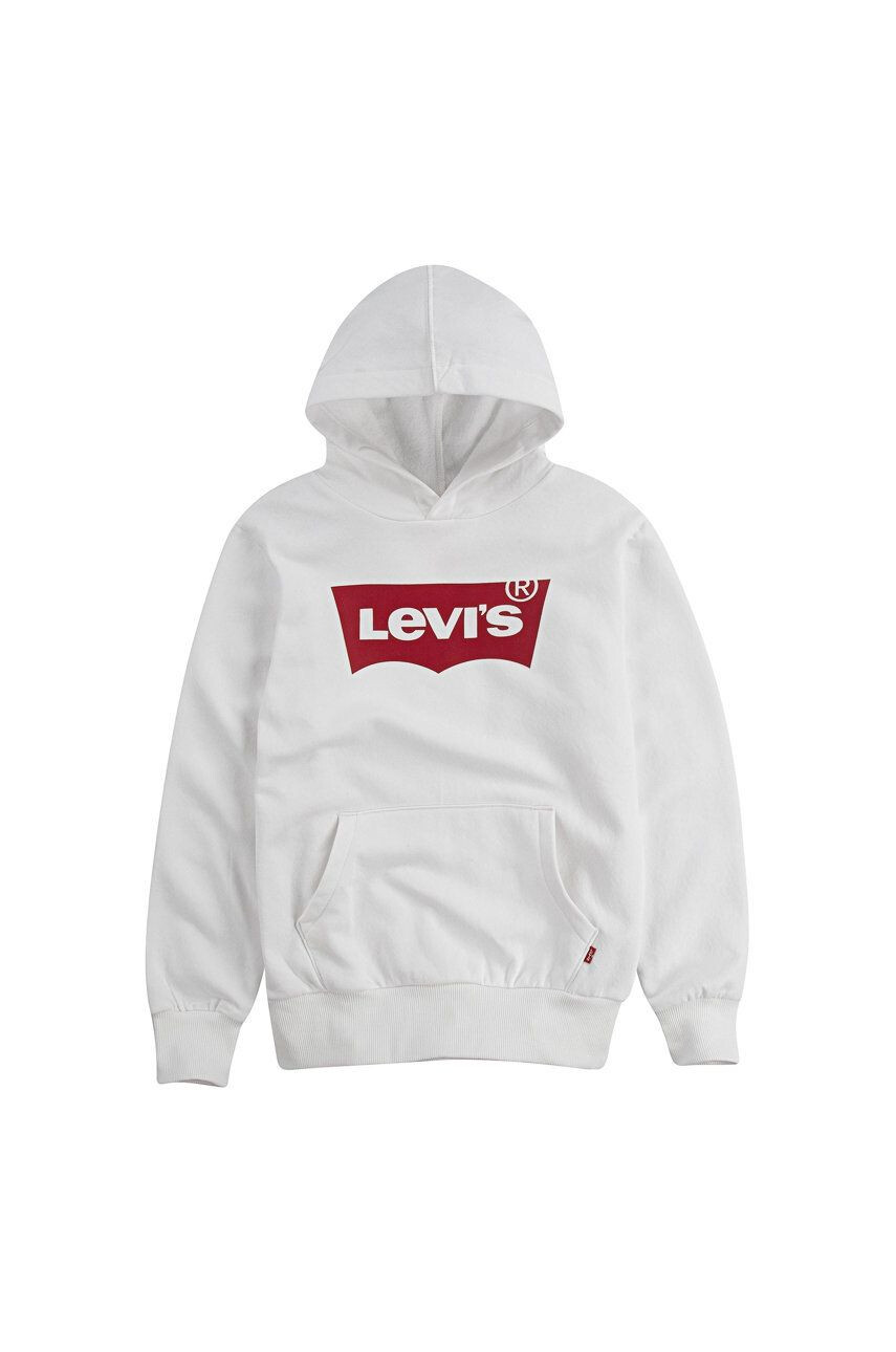 Levi's Детски суичър в бяло с принт - Pepit.bg