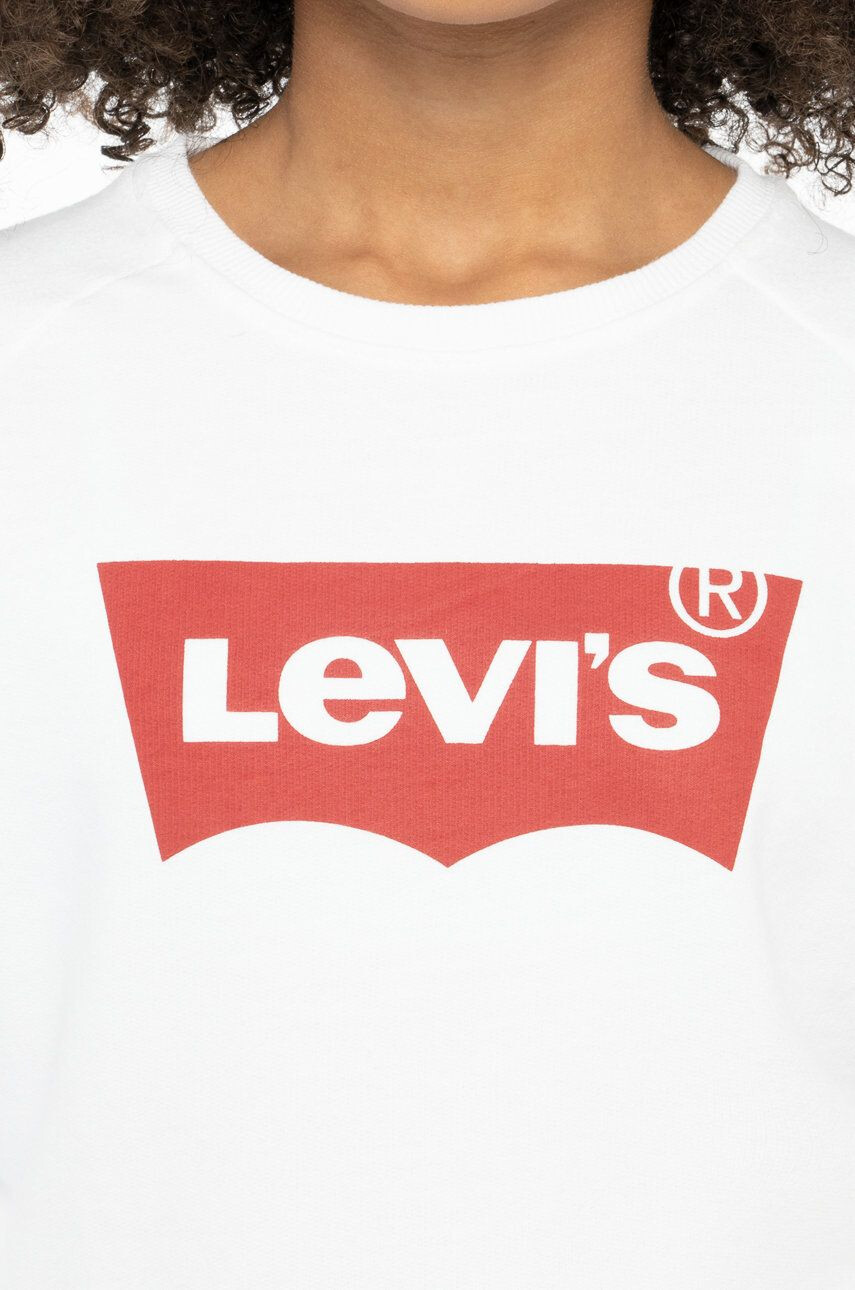 Levi's Детски суичър в бяло с принт - Pepit.bg