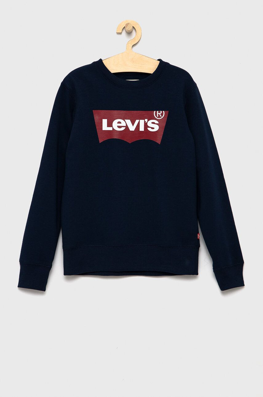 Levi's Детски суичър в тъмносиньо с принт - Pepit.bg