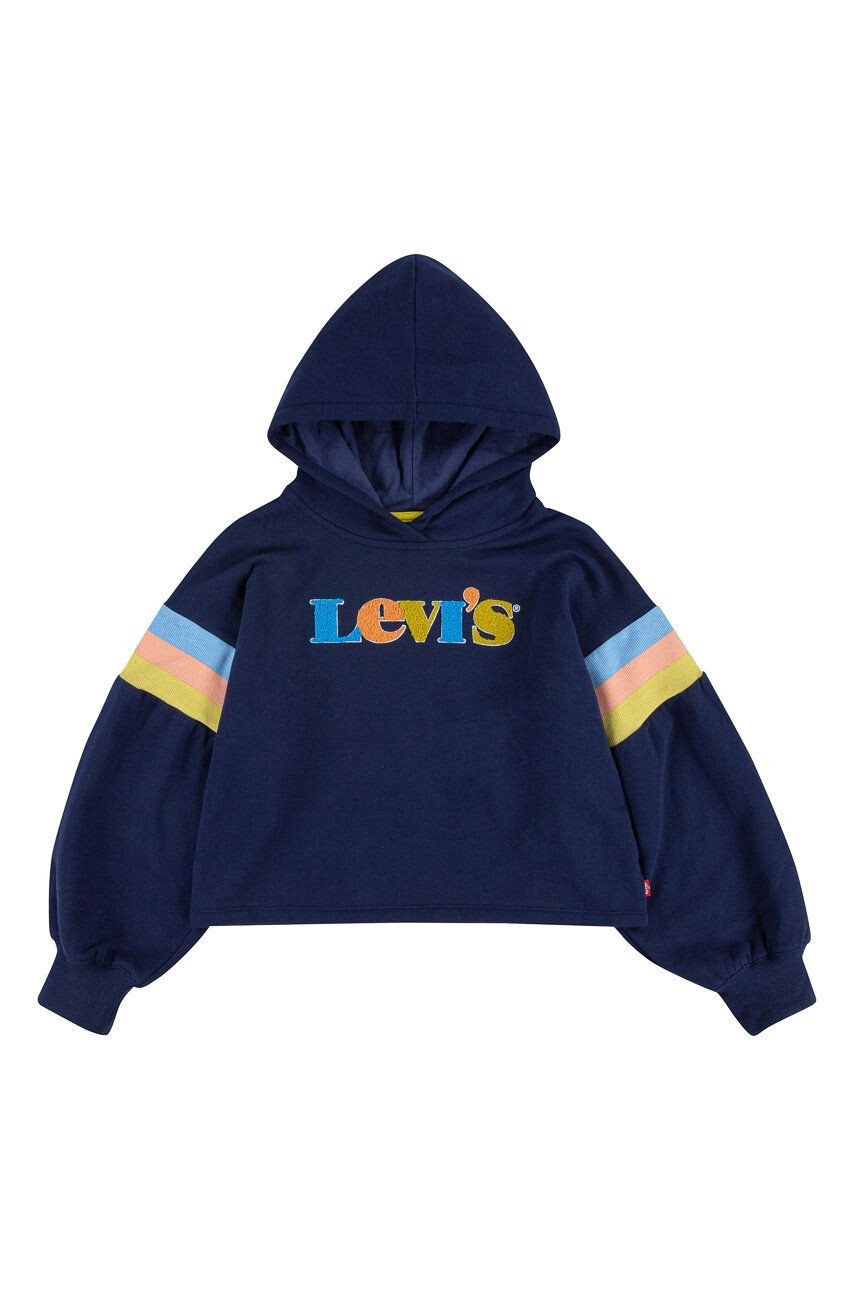 Levi's Детски суичър в тъмносиньо с принт - Pepit.bg