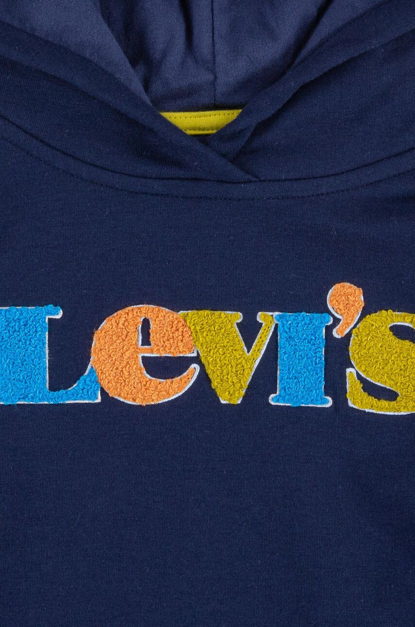 Levi's Детски суичър в тъмносиньо с принт - Pepit.bg