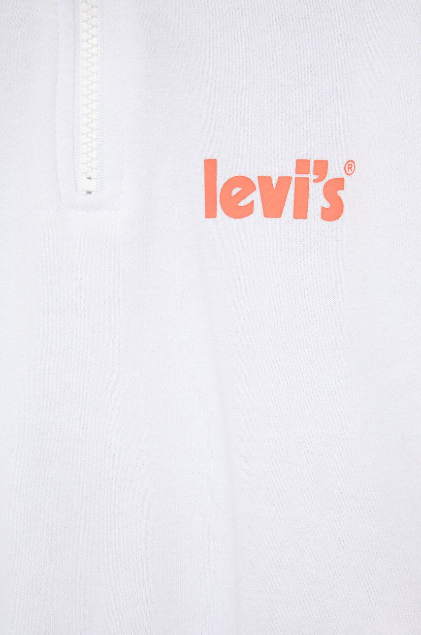 Levi's Детски суичър в бяло с апликация - Pepit.bg