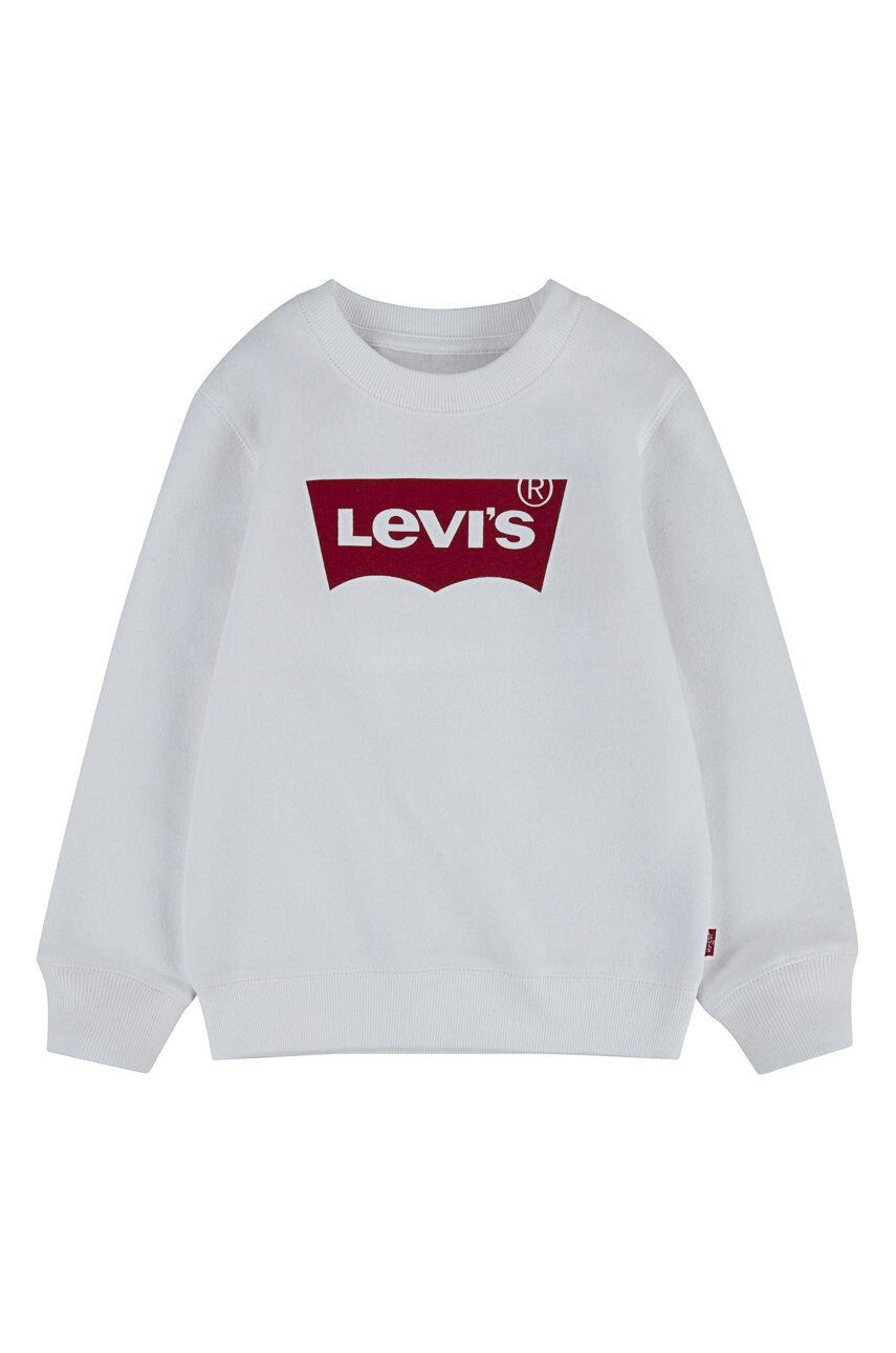 Levi's Детски суичър в бяло с принт - Pepit.bg