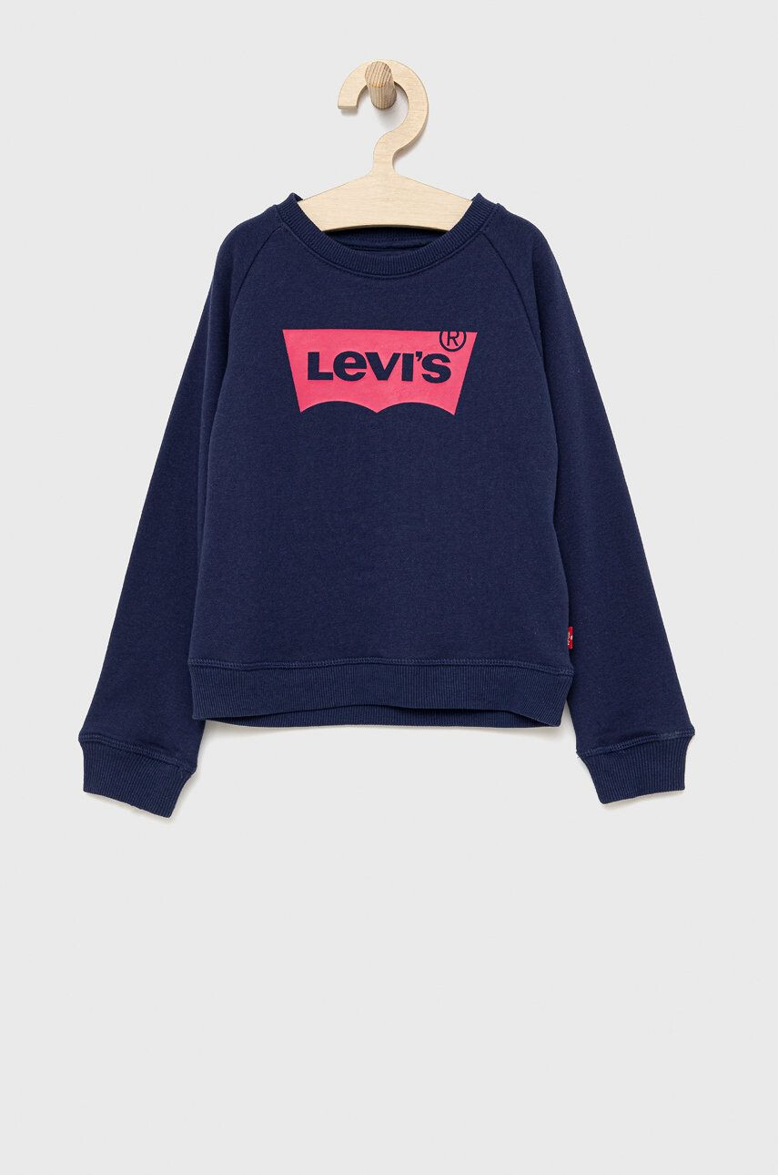 Levi's Детски суичър в тъмносиньо с принт - Pepit.bg