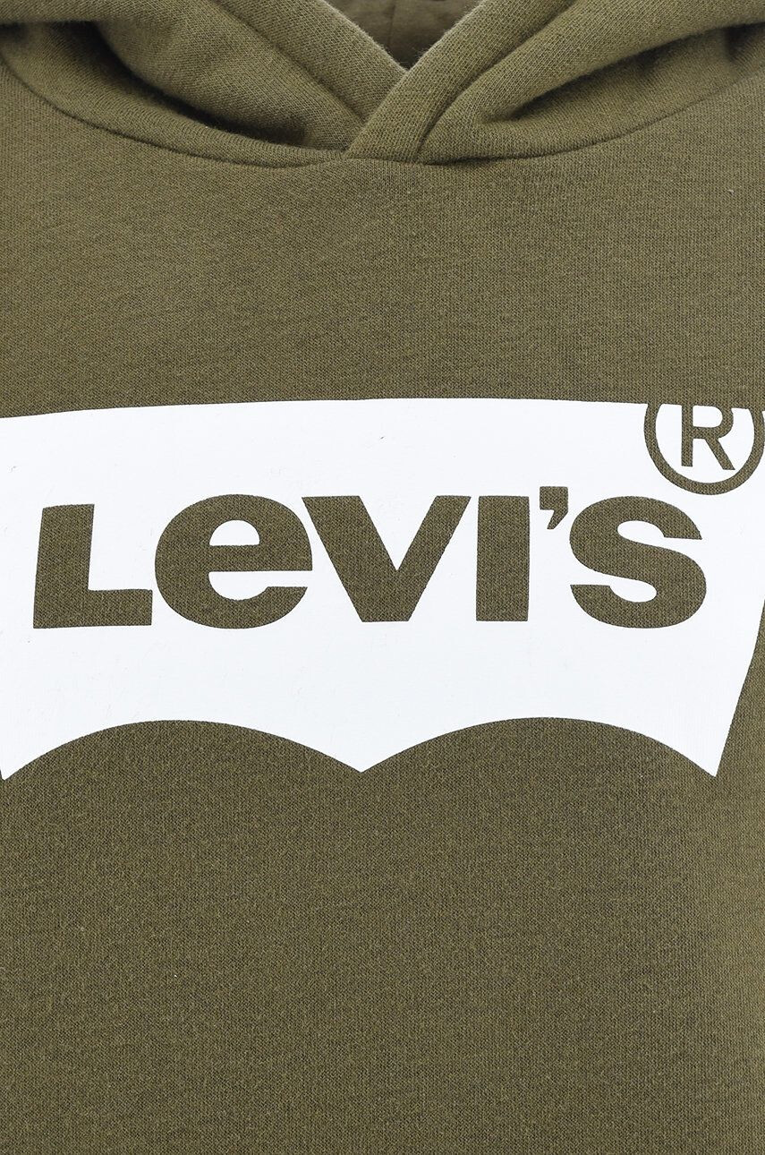 Levi's Детски суичър в зелено с принт - Pepit.bg