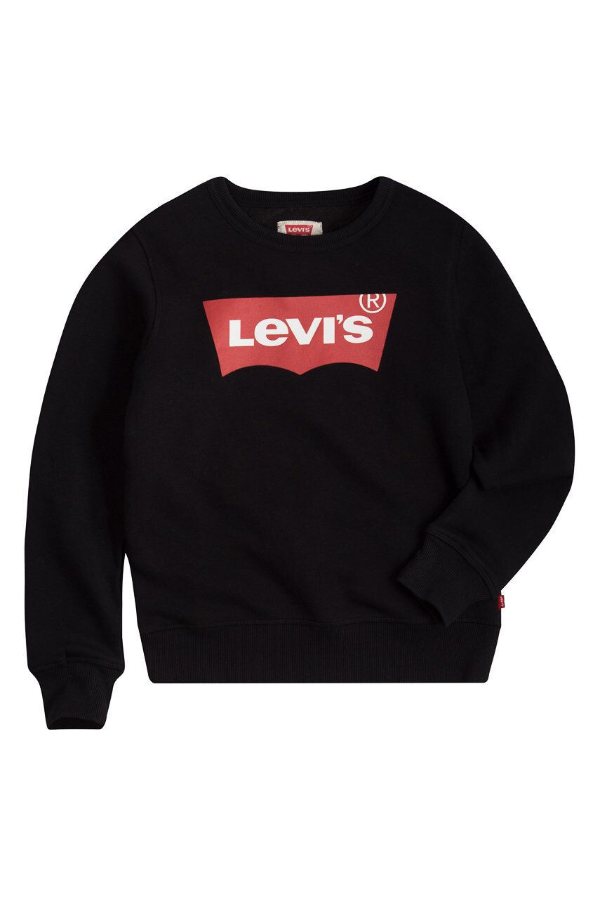 Levi's Детски суичър в черно с принт - Pepit.bg