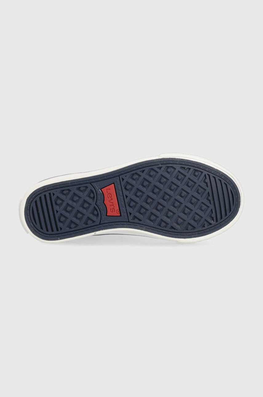 Levi's Детски високи кецове в бяло - Pepit.bg