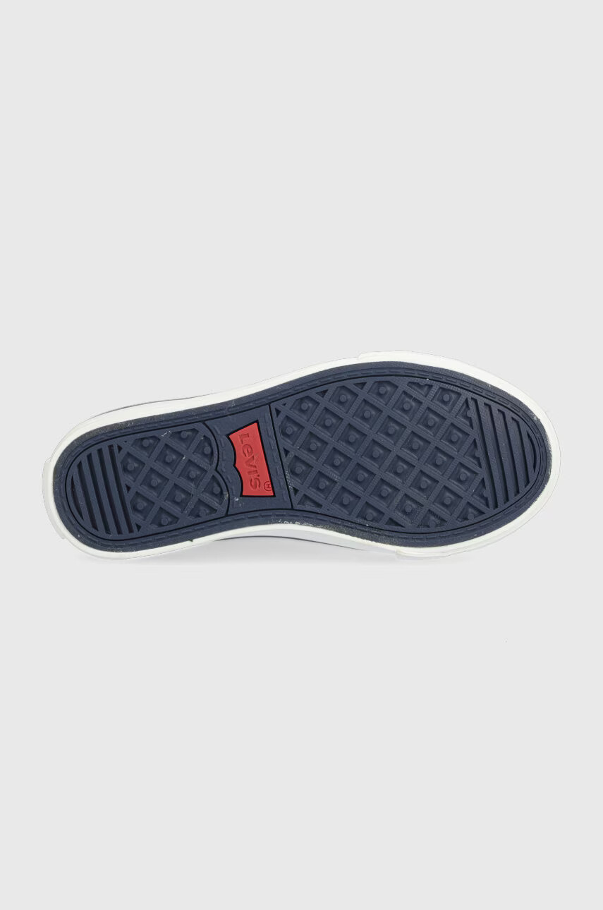 Levi's Детски високи кецове в бяло - Pepit.bg