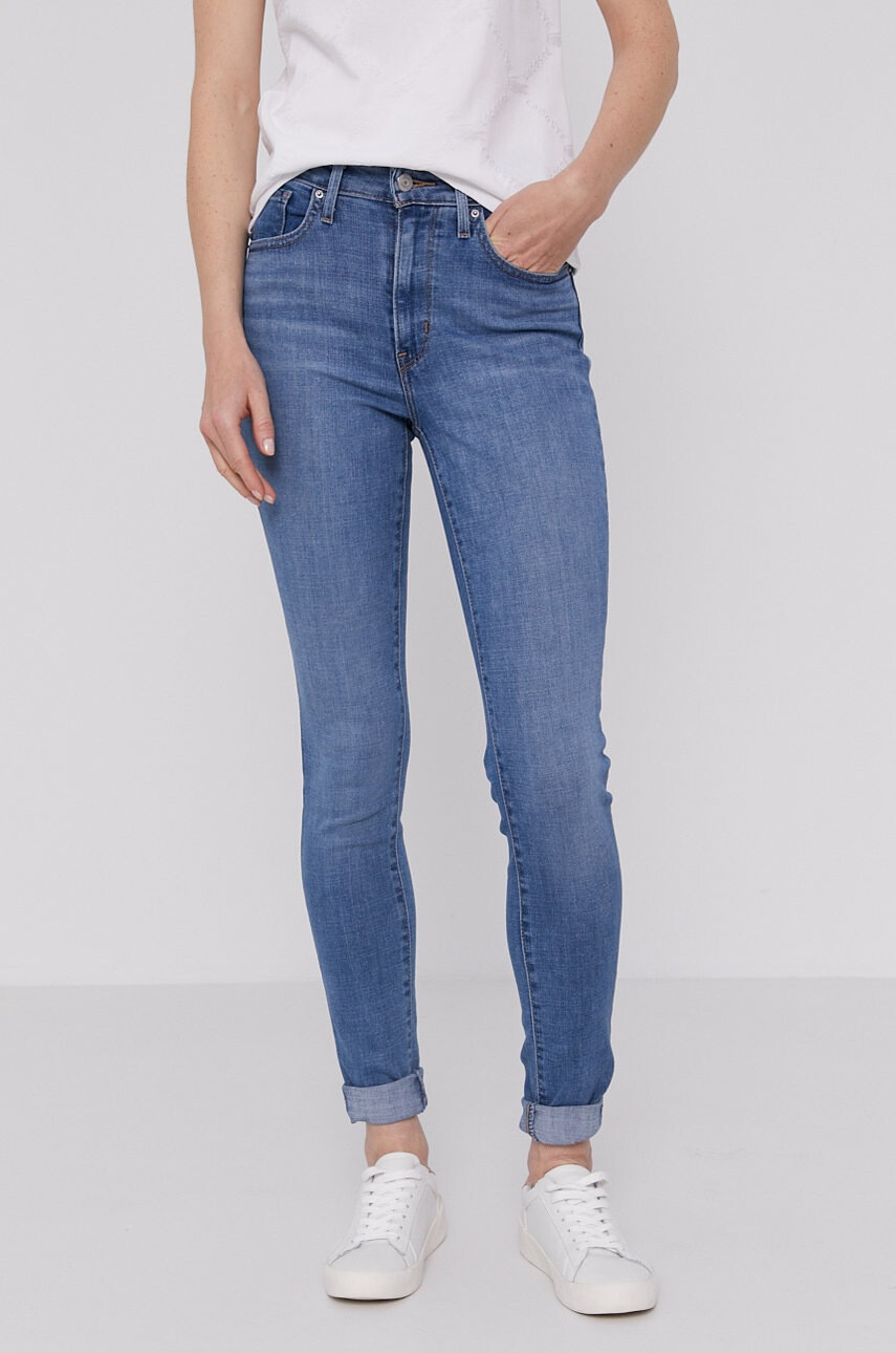 Levi's Дънки Lapis дамски с висока талия - Pepit.bg