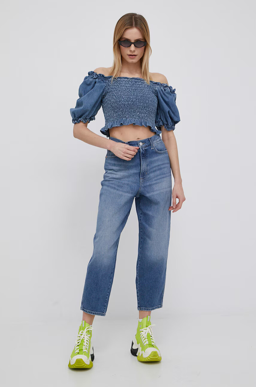 Levi's Дънкова блуза дамска - Pepit.bg
