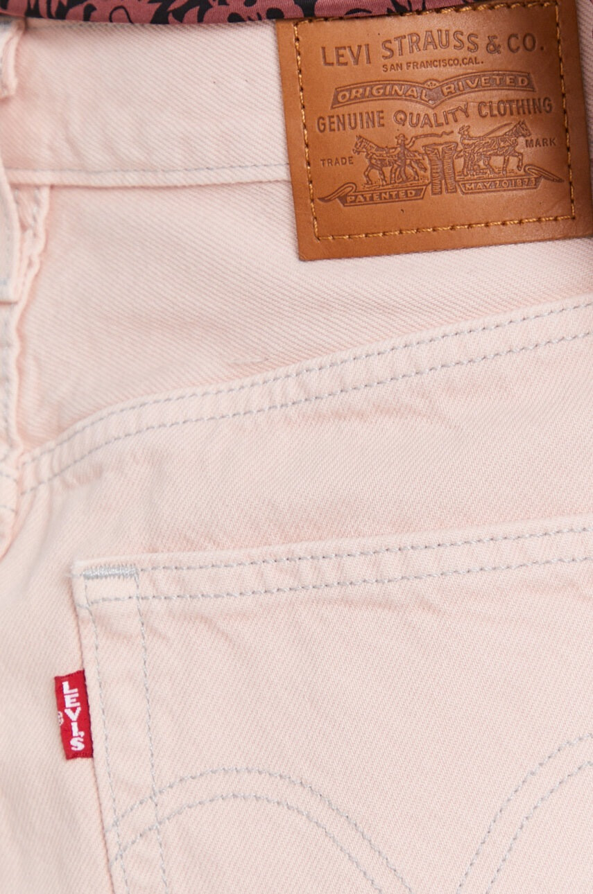 Levi's Дънкова пола в розово къс модел със стандартна кройка - Pepit.bg