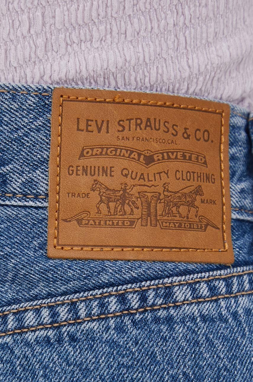 Levi's Дънкова пола къс модел разкроен модел - Pepit.bg