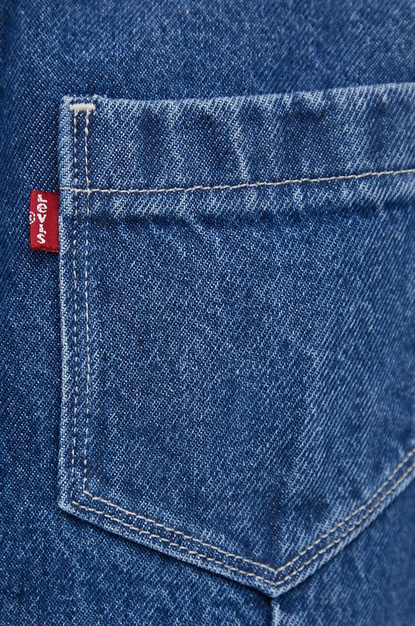 Levi's Дънкова рокля в тъмносиньо къс модел разкроен модел - Pepit.bg