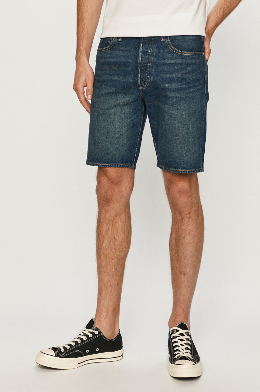 Levi's Дънкови Къс панталон мъжки в тъмносиньо - Pepit.bg
