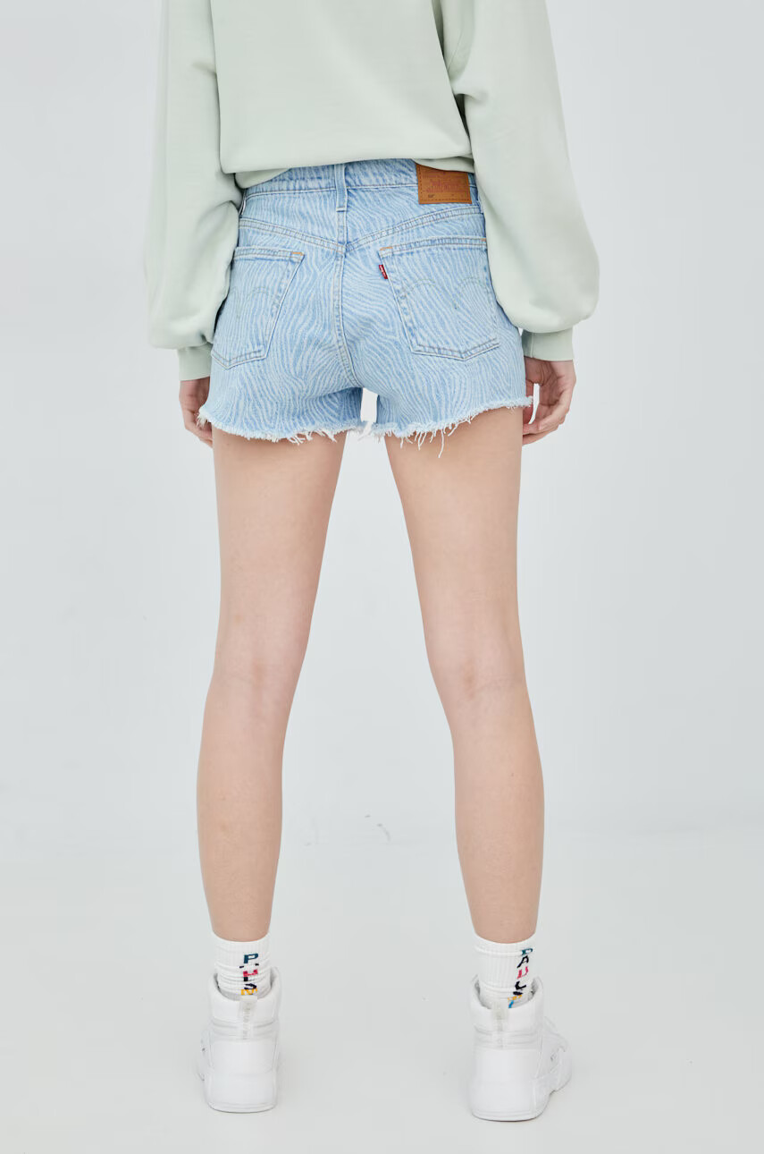 Levi's Дънкови къси панталони 501 Original с десен с висока талия - Pepit.bg