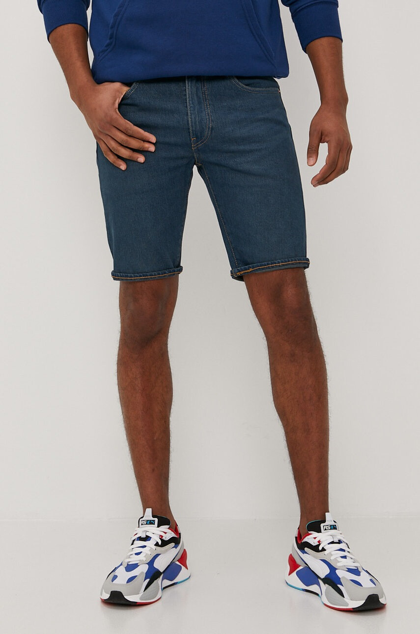 Levi's Дънкови Къс панталон мъжки в тъмносиньо - Pepit.bg
