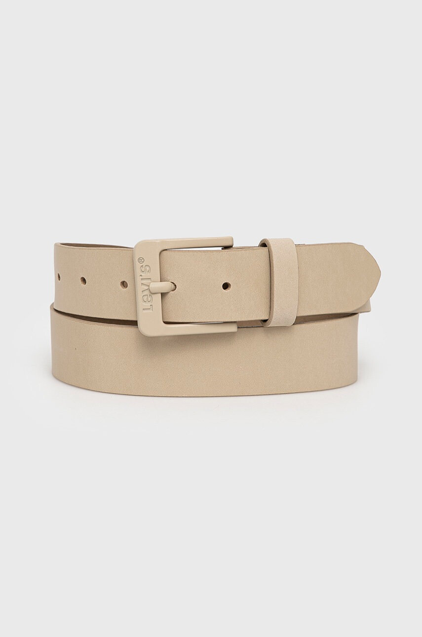Levi's Колан дамски в бежово - Pepit.bg