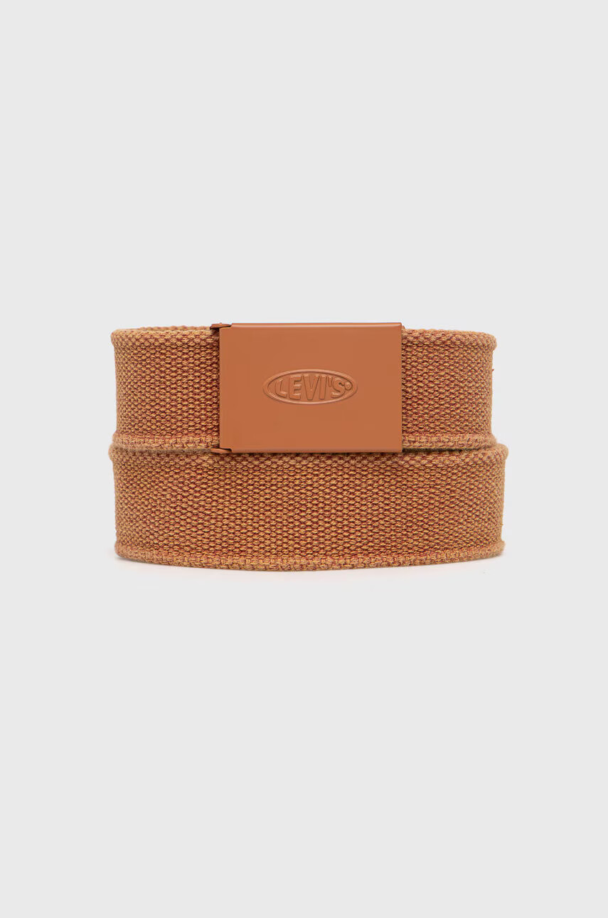 Levi's Колан мъжки в оранжево - Pepit.bg