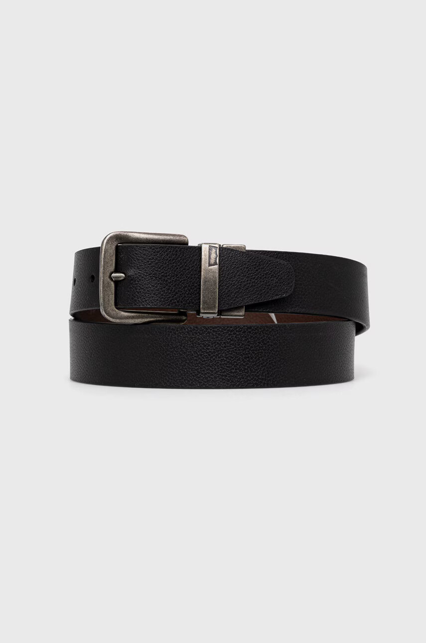 Levi's Колан с две лица мъжки в черно - Pepit.bg