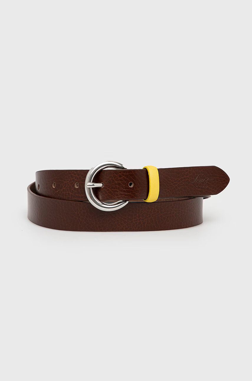 Levi's Кожен колан дамски в кафяво - Pepit.bg