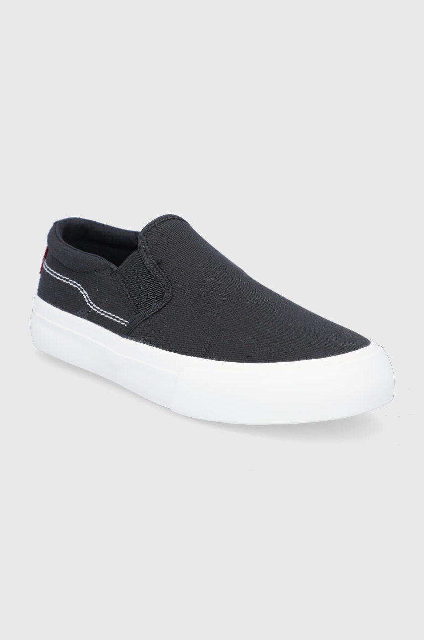 Levi's Ниски кецове дамско в черно - Pepit.bg
