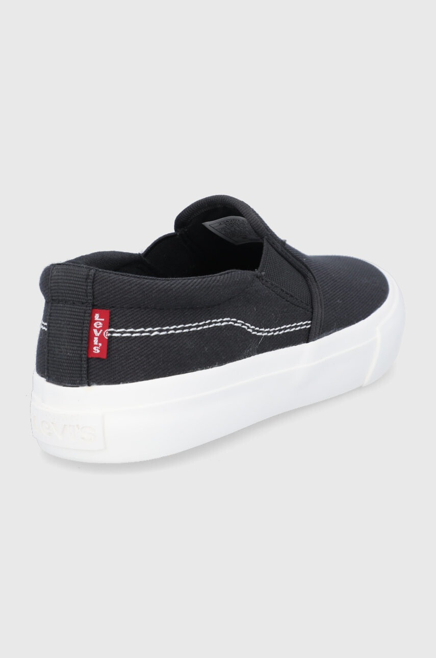 Levi's Ниски кецове дамско в черно - Pepit.bg