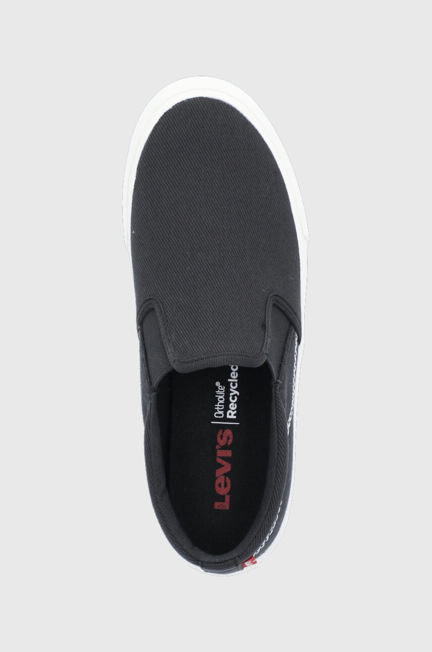 Levi's Ниски кецове дамско в черно - Pepit.bg