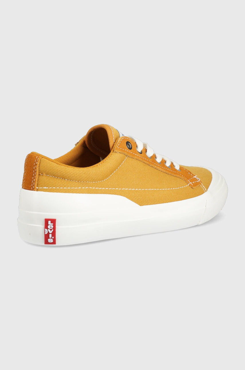 Levi's Ниски кецове Ls1 Low S дамски в кафяво - Pepit.bg