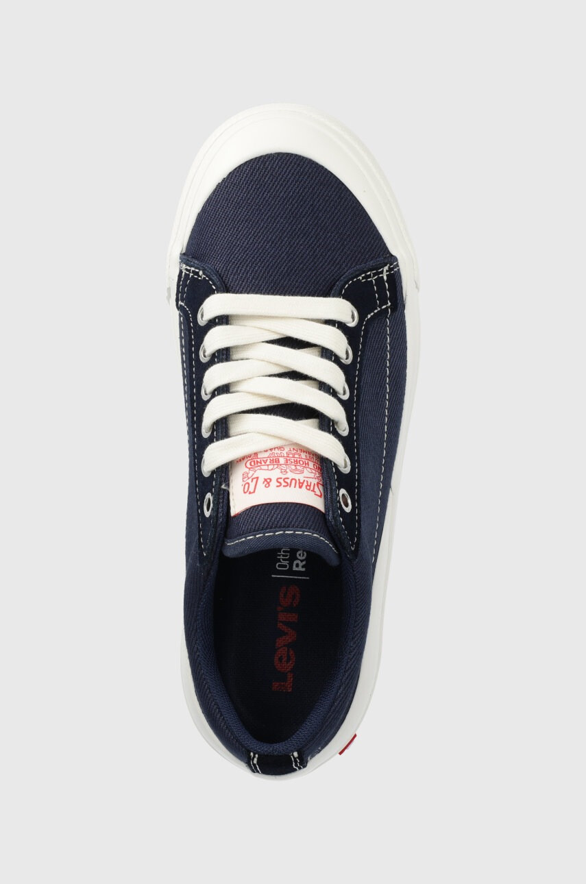 Levi's Ниски кецове Ls1 Low S дамски в тъмносиньо - Pepit.bg