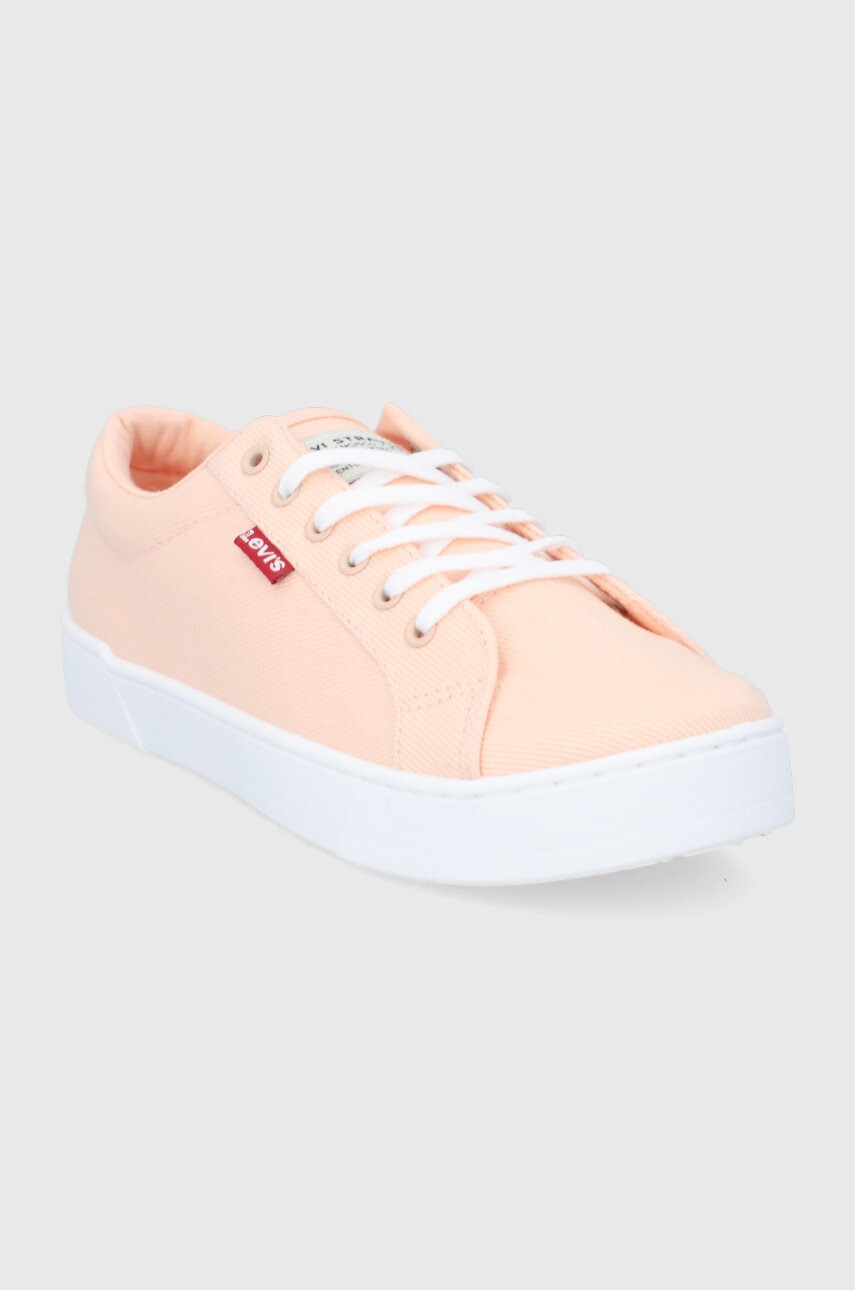 Levi's Ниски кецове Malibu 2.0 дамски в оранжево - Pepit.bg