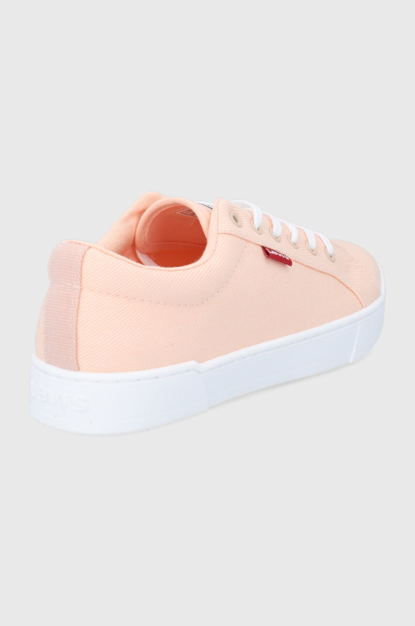 Levi's Ниски кецове Malibu 2.0 дамски в оранжево - Pepit.bg