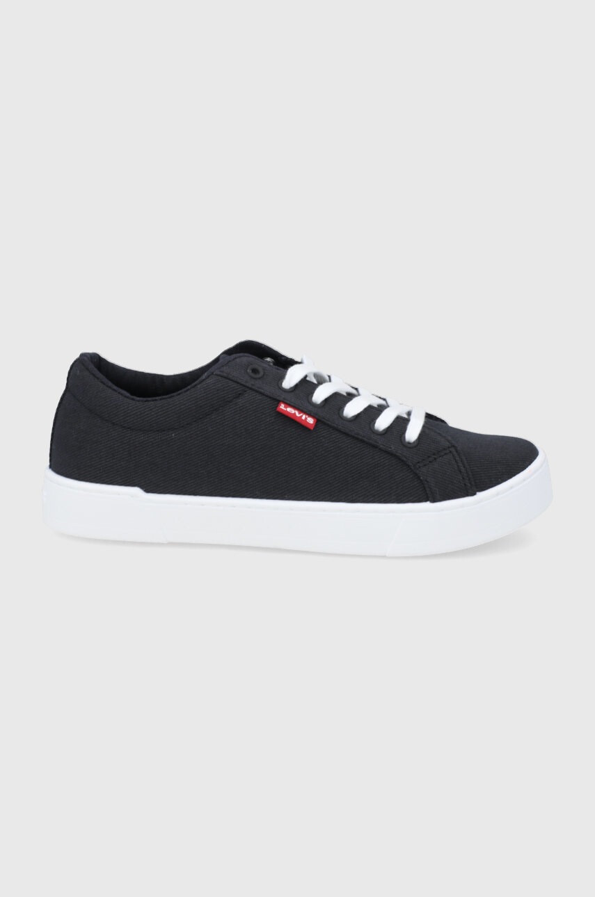 Levi's Ниски кецове Malibu 2.0 дамски в черно - Pepit.bg